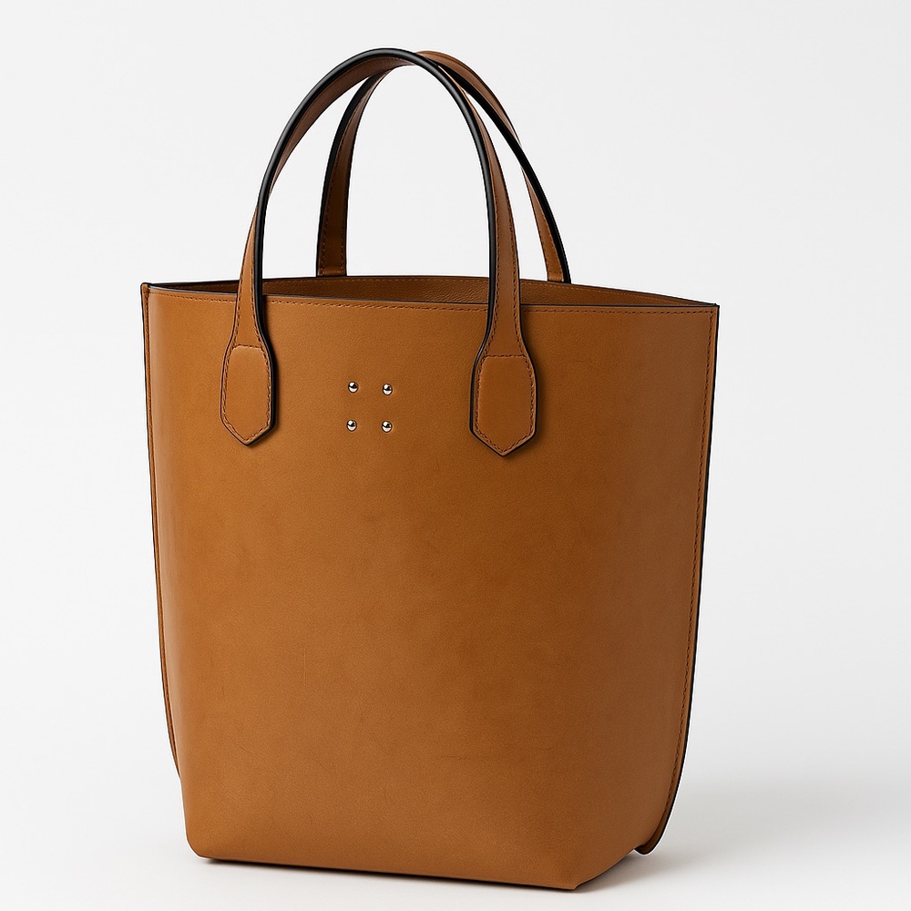 Brown Leather Tote Bag